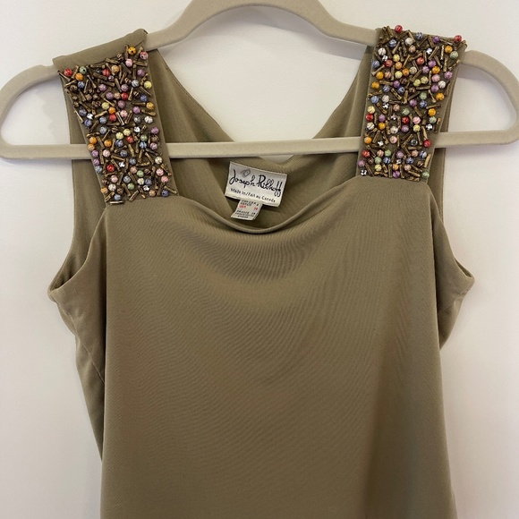 Joseph Ribkoff short sleeve green shirt - Picture 1 of 1